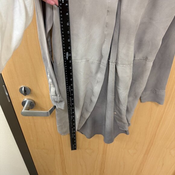 Wilfred Aritzia 100% Silk Button Down Shirt Dress Women Size XS - Picture 4 of 5